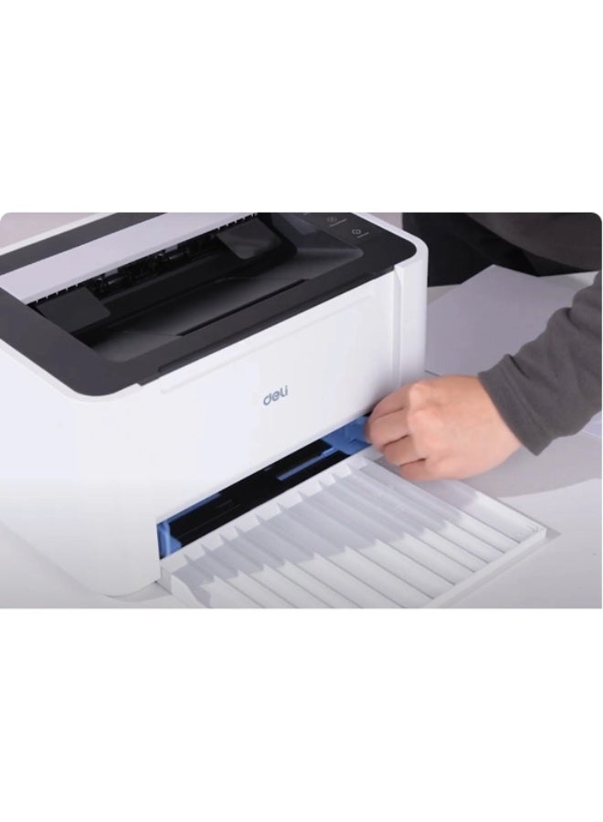 Deli طابعة ليزر أحادية اللون Deli P1820W | طباعة فقط | 20 صفحة في الدقيقة | 1200×600 نقطة في البوصة | USB + واي فاي + بلوتوث | حبر 1600 صفحة | طابعة مدمجة A4 للمكتب المنزلي - Image 5