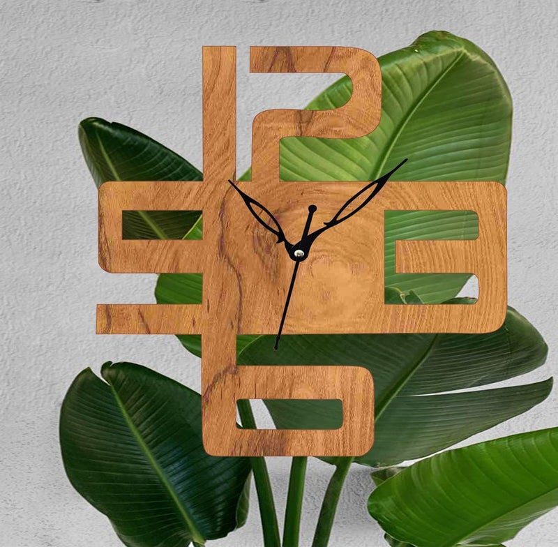 ADK Wooden MDF Wall Clock Trendy Fancy Antique Design Silent Battery Operated Ticking Movement Clock No Frame for HomeKitchenOffice 68 - Image 3