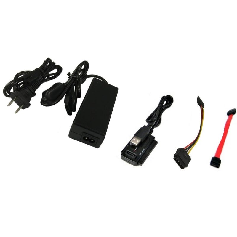 Vantec CB-ISATAU2 SATA/IDE to USB 2.0 Adapter Supports 2.5-Inch, 3.5-Inch, 5.25-Inch Hard Disk Drives (Black) - Image 2