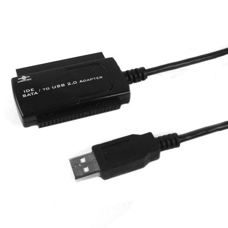 Vantec CB-ISATAU2 SATA/IDE to USB 2.0 Adapter Supports 2.5-Inch, 3.5-Inch, 5.25-Inch Hard Disk Drives (Black) - Image 5