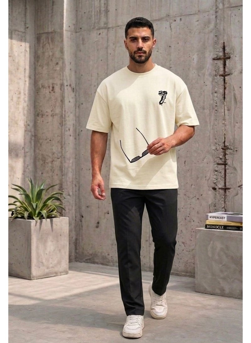 Hikes Men’s Premium Graphic T-Shirt – Soft Stretch Cotton Blend, Relaxed Fit Casual Tee for Daily Wear - Image 3