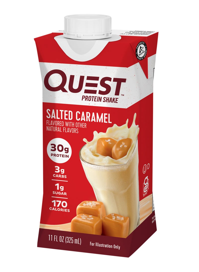 Quest Salted Caramel Protein Milkshake 325ml - Image 2