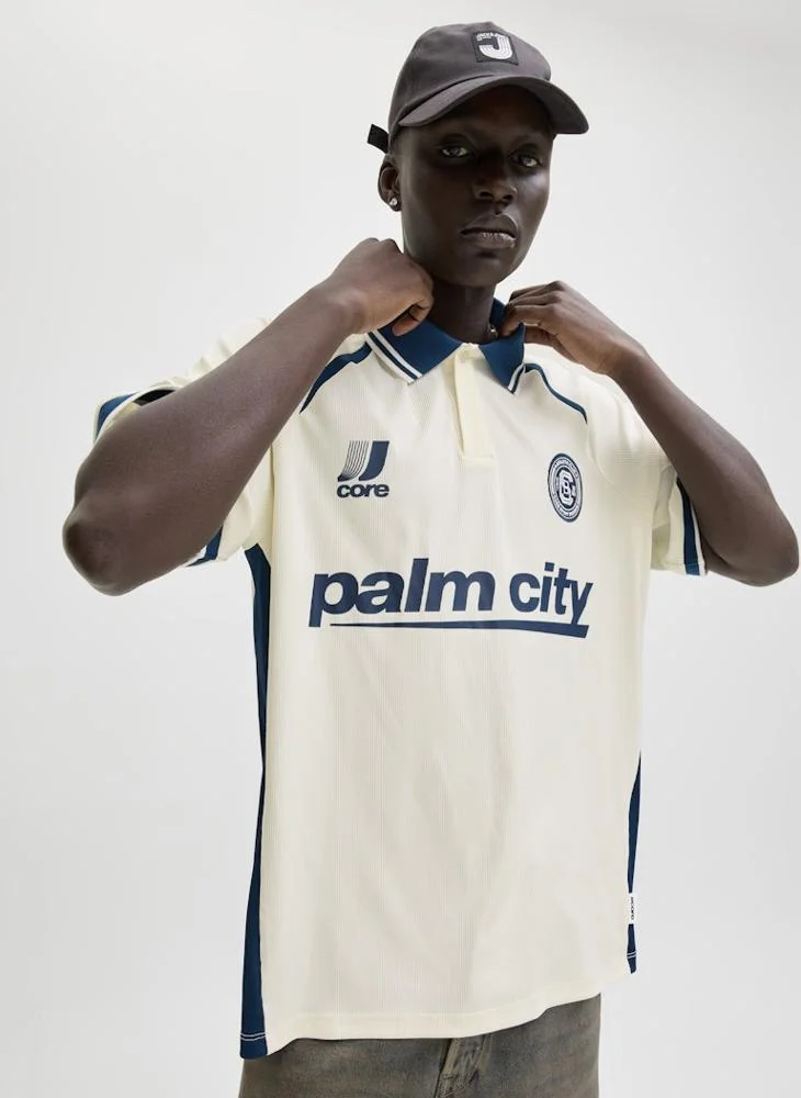 JACK & JONES  Footall Jersey Polo for Men | Best Price UAE