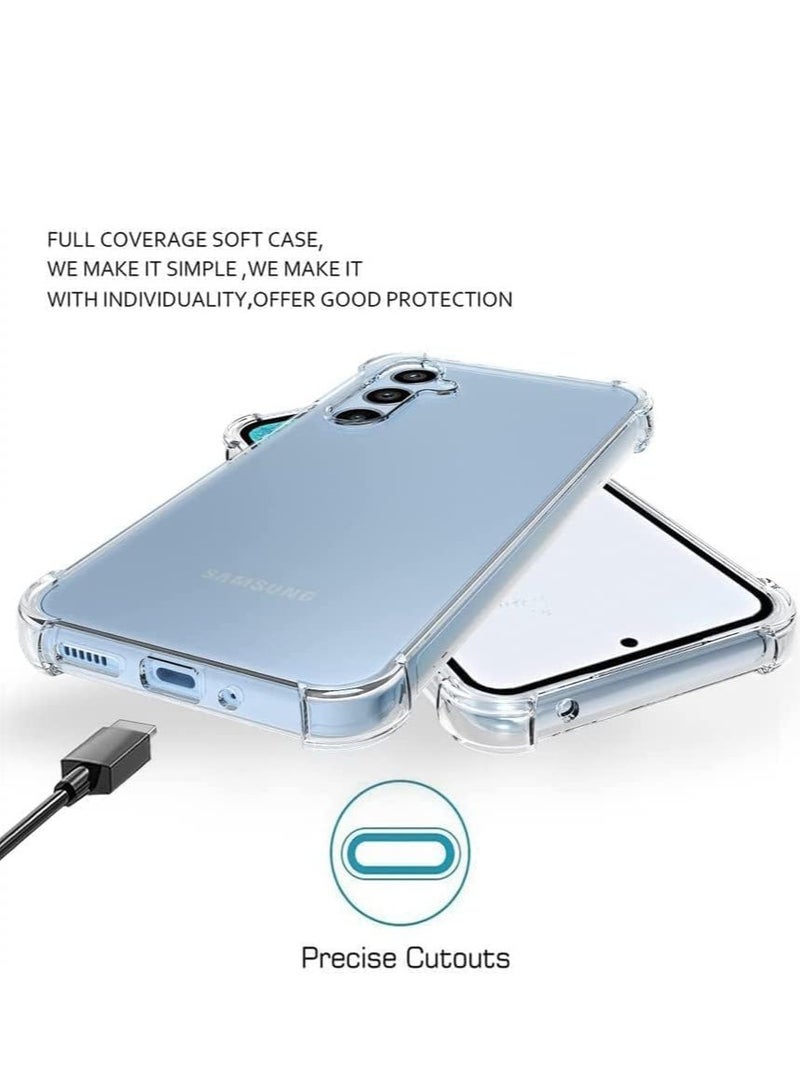 Samsung Galaxy S23 FE 5G Clear Case Soft Flexible TPU  Case Shockproof Transparent  Back Cover Compatible for Samsung Galaxy 23 FE 5G - Image 3