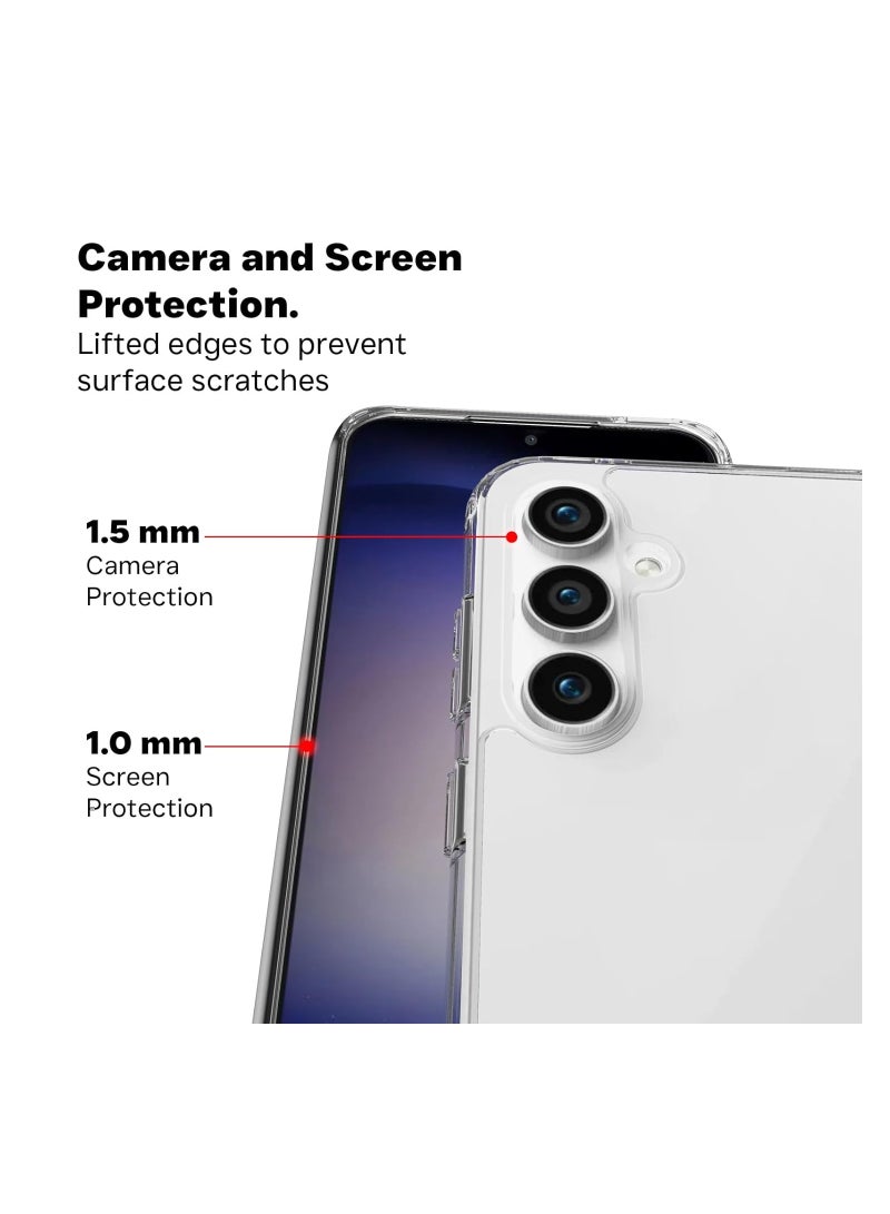 Samsung Galaxy S23 FE 5G Clear Case Soft Flexible TPU  Case Shockproof Transparent  Back Cover Compatible for Samsung Galaxy 23 FE 5G - Image 4