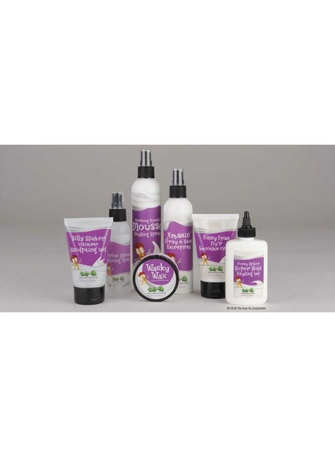 Snip-its Funky Spiker Kids Hair Gel for Boys 4oz | Kids Hair Product - Super Hold, No Flake Styling Gel for Kids – Boys Hair Gel – Natural Hair Gel for Kids Made in USA | Salon Quality Kid Friendly - Image 4