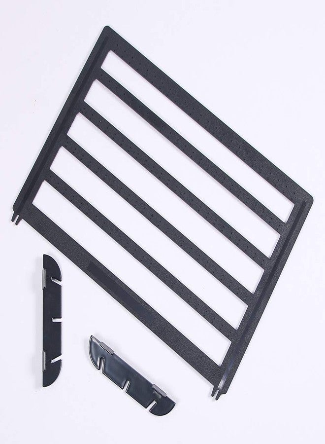 Coward 2Pcs/set Black Earring Holder Jewelry Organizer Stud Display Stand For Show, Hoop Earrings Rack for Selling - Image 4