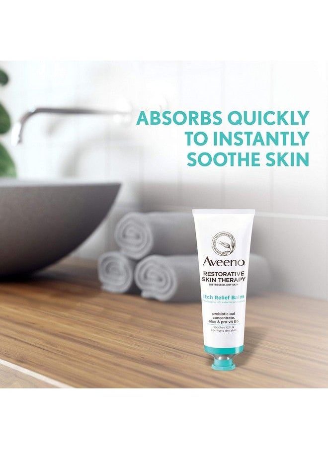 Aveeno - بلسم الجسم المرطب والمرطب للبشرة الجافة والحساسة والمتعبة مع الشوفان البريبايوتيك وبراموكسين هيدروكلوريد، مركب بدون بارابين أو عطور أو ستيرويدات، 4.0 أونصة - Image 1