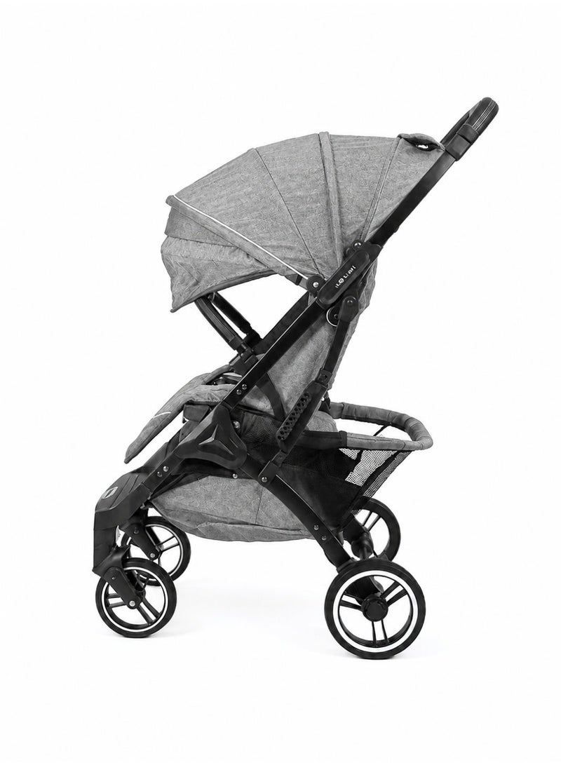 Dearest K3 Lightweight Baby Stroller with One-Hand Fold, Full Recline and 5-Point Safety Harness - Image 4