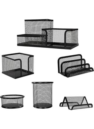 Mesh Desk Organiser Set, Desk Organizer Set, Office Desk Acessories with Pen Holder, Small Object Storage - pzsku/ZF953C6E09A60A3D14793Z/45/_/1731930065/a62ca115-18da-4745-822c-f35ad5329896