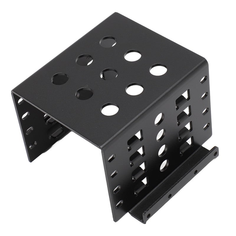 HDD Mounting Rack: Premium Aluminum Alloy Bracket With Coated Finish - Hollow Design For Heat Dissipation 2.5 To 3.5 HDD For Desktop PC Space Expansion & Easy Installation - Image 4
