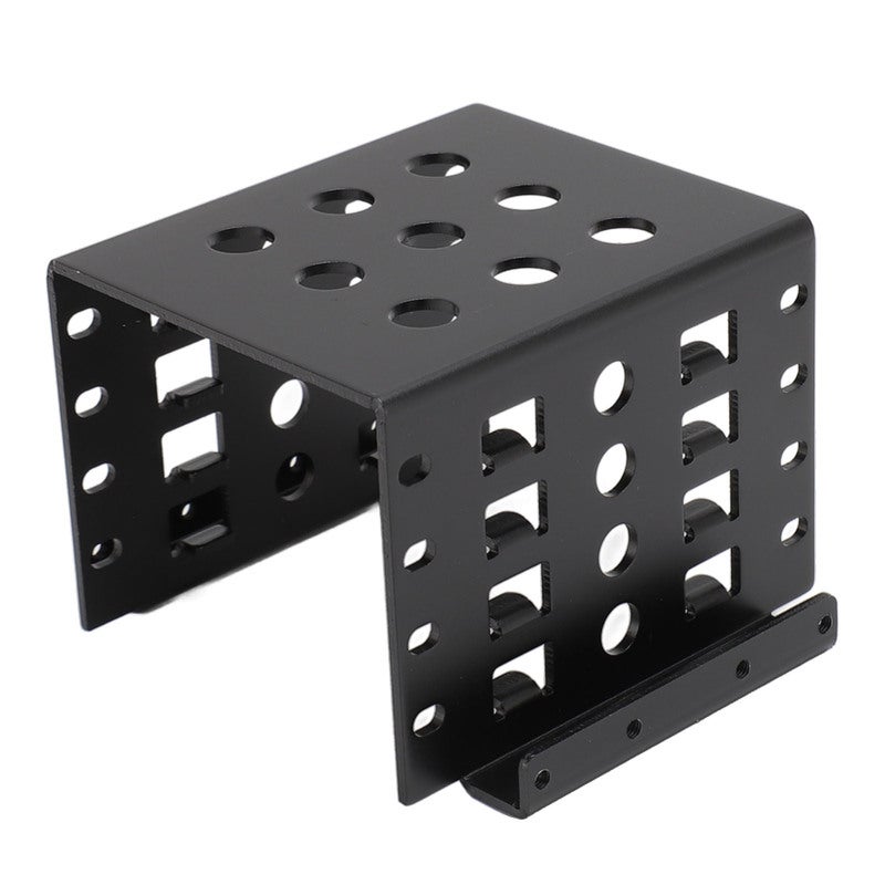 HDD Mounting Rack: Premium Aluminum Alloy Bracket With Coated Finish - Hollow Design For Heat Dissipation 2.5 To 3.5 HDD For Desktop PC Space Expansion & Easy Installation - Image 3