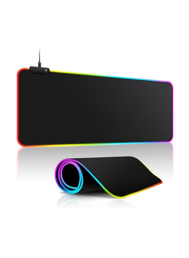 أريزون لوحة ماوس الألعاب المضيئة Arizona A31 – لوحة ماوس كبيرة الحجم بإضاءة RGB LED، تعمل بمنفذ USB، تحكم باللمس، قاعدة مطاطية مانعة للانزلاق - Image 1