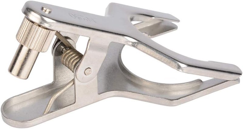 stonylab Spherical Pinch Clamp, Stainless Steel Spherical Joint Clamp Holder with Screw Type Locking Nut for Laboratory (Size 50) - Image 2