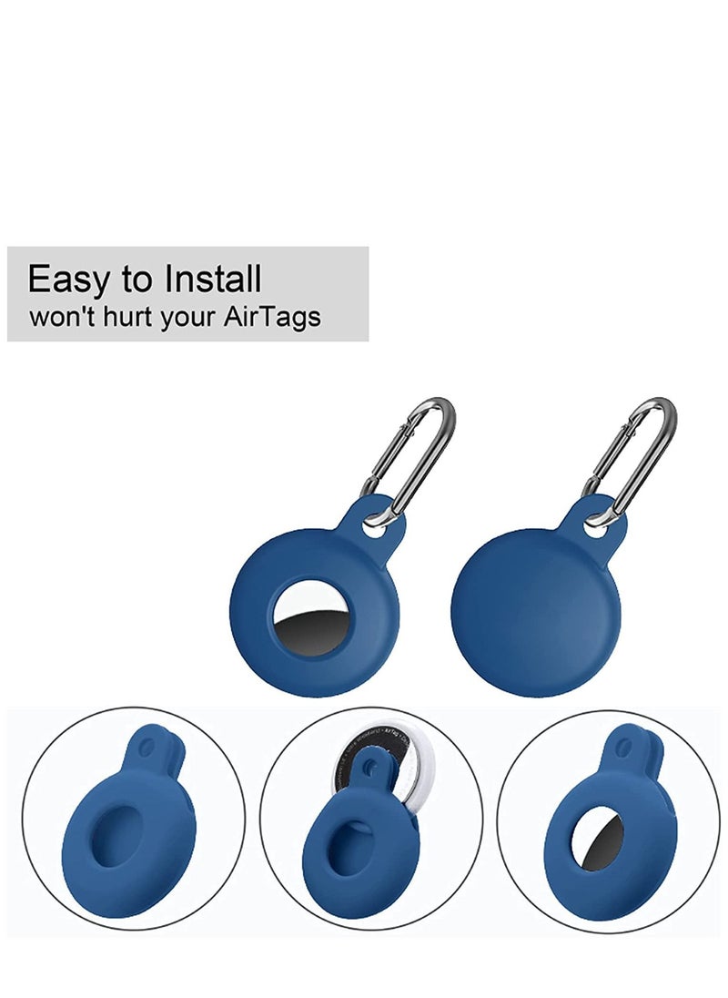 KASTWAVE Case Fit for AirTags, Anti-Scratch Protective Skin Cover with Keychain, Safety Fit for Air Tags Tracking Locator Anti-Lost Tracker Finder Protector (4Pcs)  - Image 3