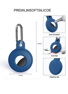 KASTWAVE Case Fit for AirTags, Anti-Scratch Protective Skin Cover with Keychain, Safety Fit for Air Tags Tracking Locator Anti-Lost Tracker Finder Protector (4Pcs)  - Image 2