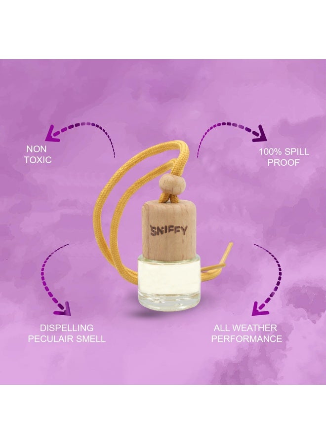 Sniffy Bubble Gum Hanging Car Air Freshener Bottle Long Lasting Organic Fragrance Oil Diffuser for Car Rear View Mirror, Home, Bedroom, Office - Image 5