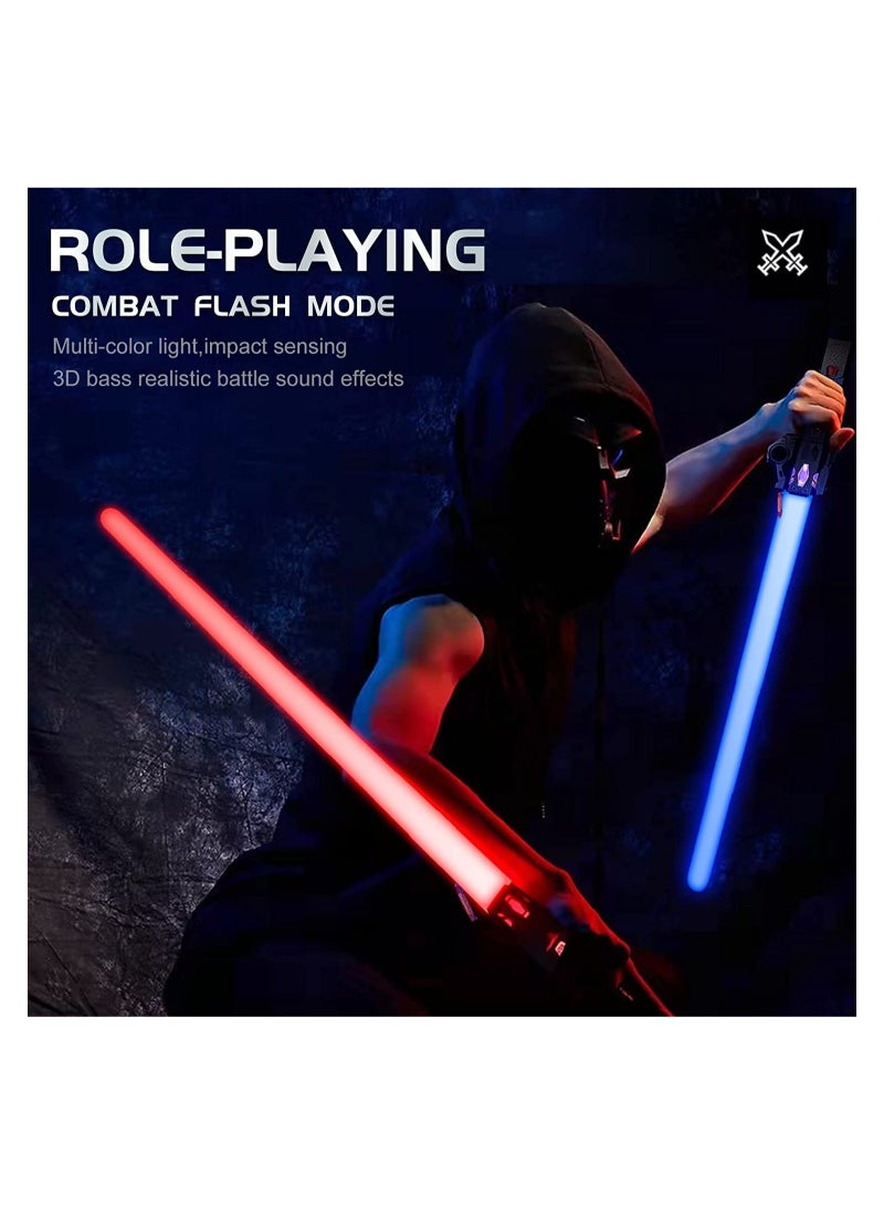 Cool Baby Light Up Saber for Kids Adults, Dual Light Sword RGB 7 Colors Changeable with 3 Modes FX Sound - Image 5