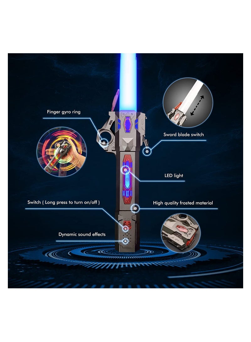 Cool Baby Light Up Saber for Kids Adults, Dual Light Sword RGB 7 Colors Changeable with 3 Modes FX Sound - Image 3