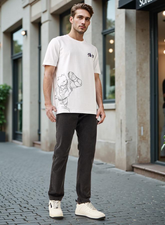 سبلاش فيڤ تيشيرت دراجون بول زد بطبعة ياقة دائرية - Image 2