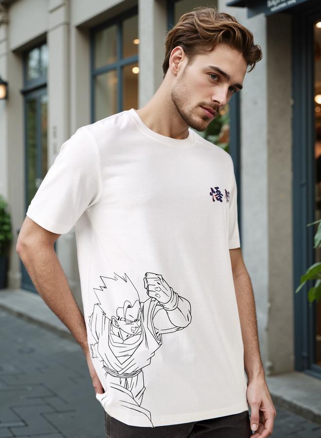 سبلاش فيڤ تيشيرت دراجون بول زد بطبعة ياقة دائرية - Image 3