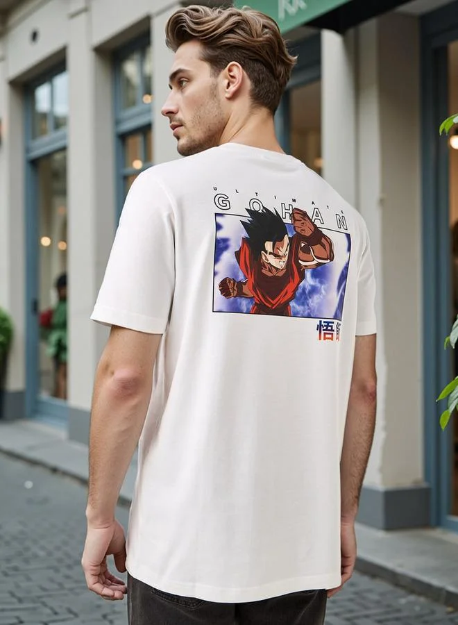 SP Characters Print Crew Neck T-shirt
