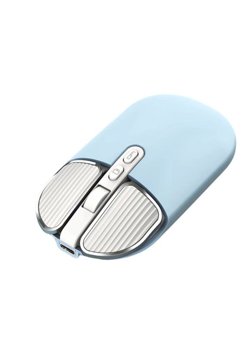 KUYING New Wireless Bluetooth Dual Mode Mute Mouse 