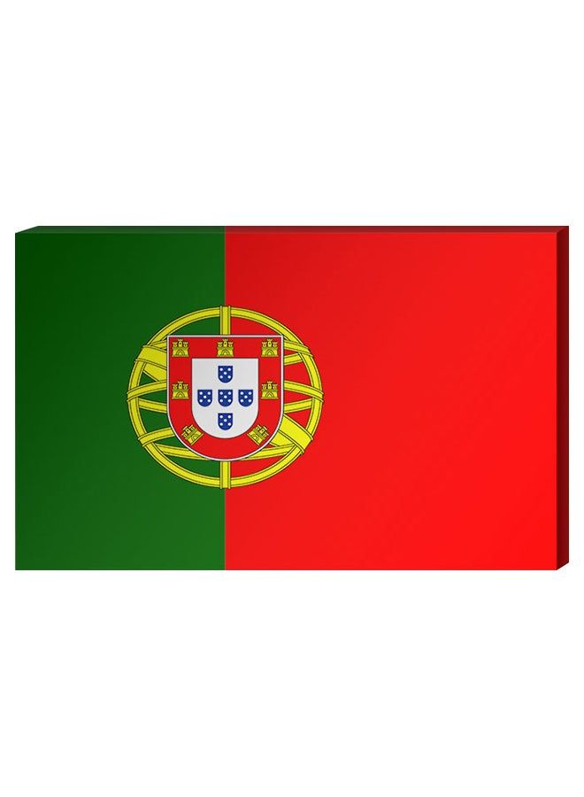 RYN Portuguese Flag Wall Decor Painting With Inner Frame Multicolour 40 x 60centimeter - Image 2