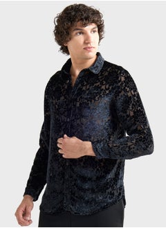 Floral Print Regular Fit Shirt