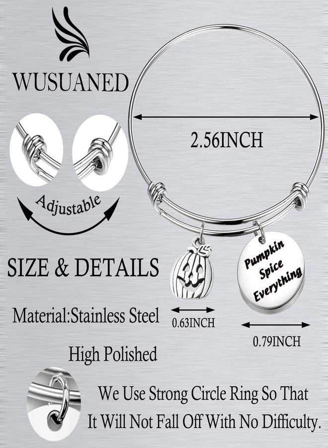 WUSUANED Autumn Bracelet Pumpkin Spice Everything Fall Jewelry Hostess Wife Gift (pumpkin spice everything) - Image 3