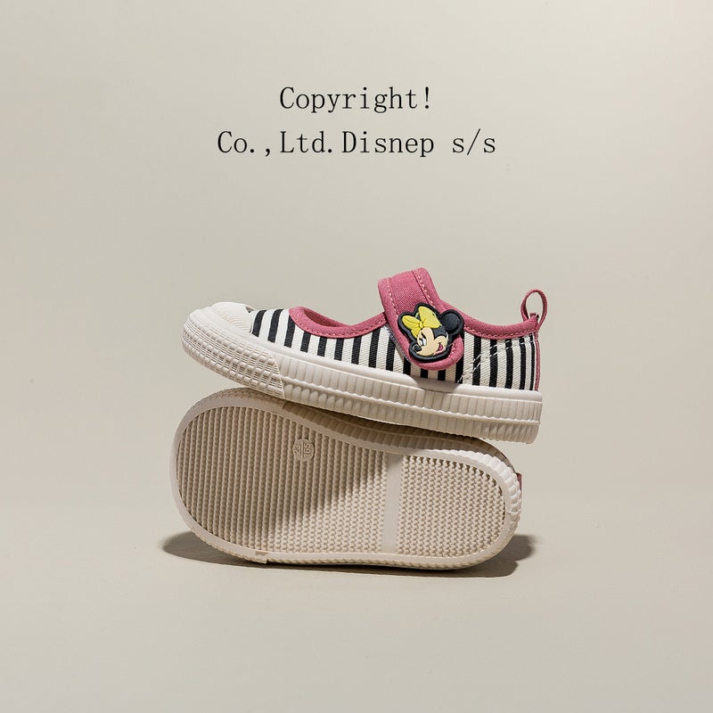 Disney Girls Baby Shoes 2024 Kindergarten Children Cute Cartoon Princess Canvas Shoes Indoor Shoes - Image 4