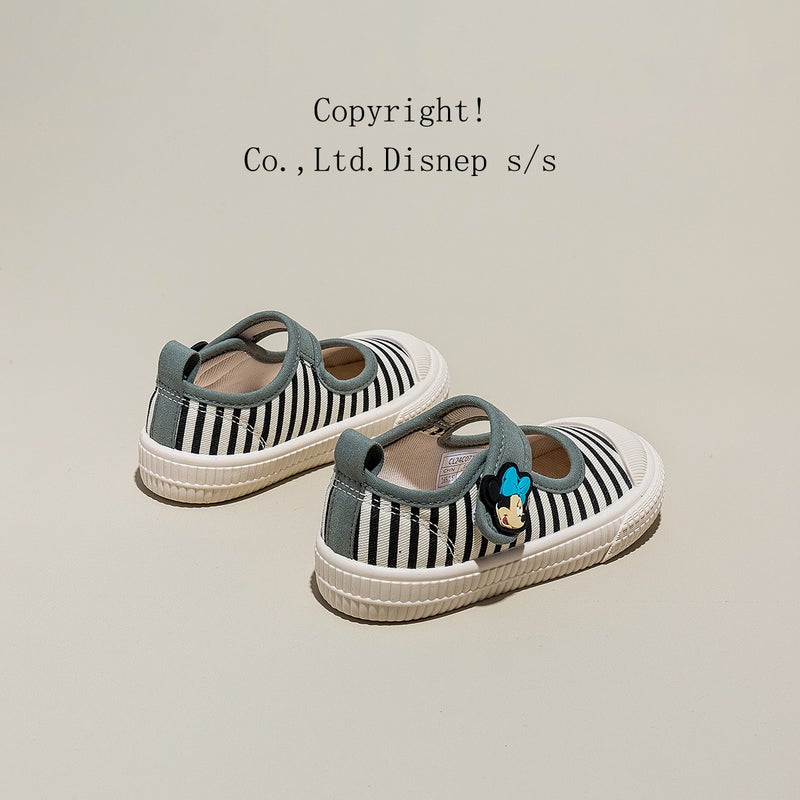 Disney Girls Baby Shoes 2024 Kindergarten Children Cute Cartoon Princess Canvas Shoes Indoor Shoes - Image 5