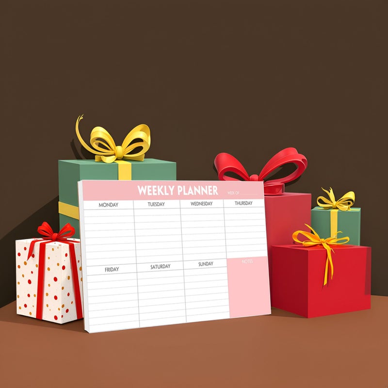 Nokingo Weekly Planning Pad - Tear Off To Do List Pad with Daily Schedule & Calendar, 52 Sheets, 100gsm Paper, Undated Weekly Planning Notepad, 6x9 in - Image 3