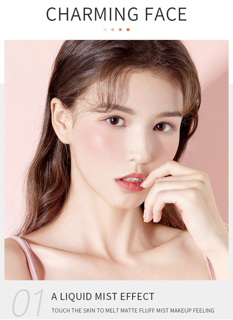 pudaier - Peach Blossom Liquid Blush: Full Coverage, Your Key to Effortless, Natural Glow #02 - Image 1