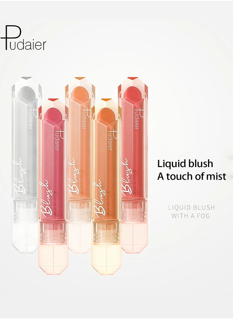 pudaier - Peach Blossom Liquid Blush: Full Coverage, Your Key to Effortless, Natural Glow #02 - Image 1