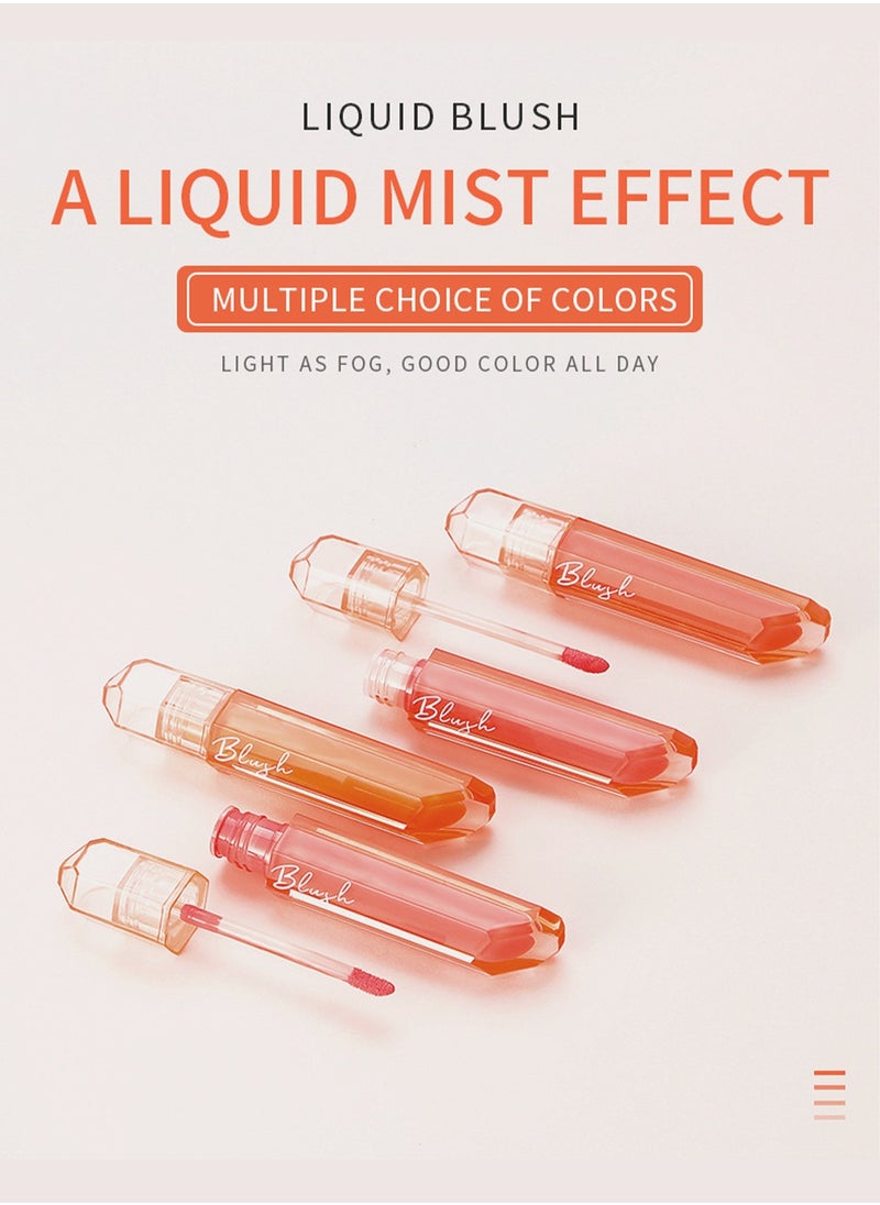pudaier - Peach Blossom Liquid Blush: Full Coverage, Your Key to Effortless, Natural Glow #02 - Image 1