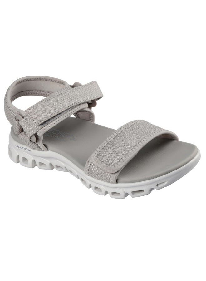 SKECHERS صندل رياضي للنساء Glide-Step-New Flow، رمادي، 38 EU - Image 3