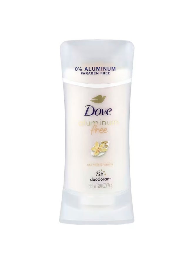 Dove, Aluminum Free Deodorant, Oat Milk & Vanilla, 2.6 oz (74 g)