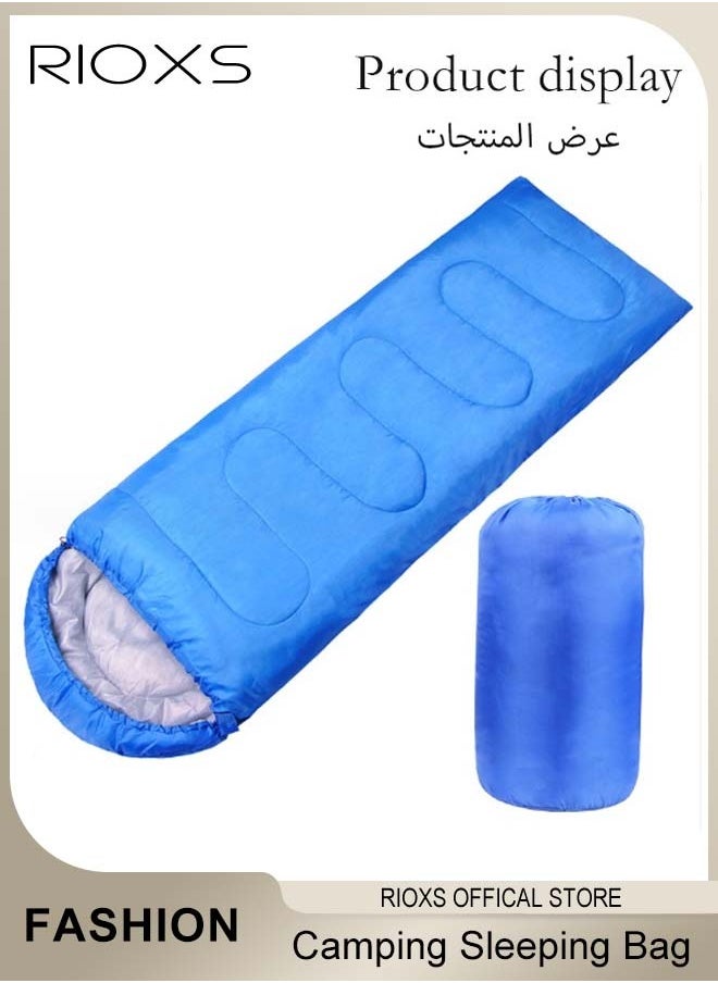 ريوكس حقيبة النوم المغلف للتخييم في الهواء الطلق حقيبة نوم التخييم السميكة مناسبة لحقائب الظهر والمشي لمسافات طويلة والرحلات الطبيعية والتخييم وتسلق الجبال  - Image 2