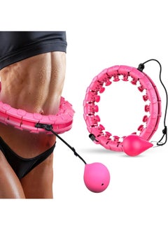 Generic Infinity Hoop Smart Weighted Hula Hoop, Weighted Hoolahoop for Women, Abs Workout Hoopfit, Abdominal Fitness & Exercise/Intelligent Rotation Count, 360° Smooth Rotation,24 Detachable Knots  - Image 3