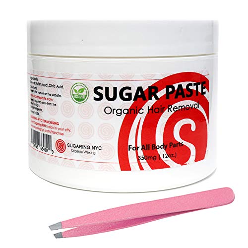 Sugaring NYC Sugaring Paste for Home use Bikini Brazilian Legs Arms Chest Back Tweezer