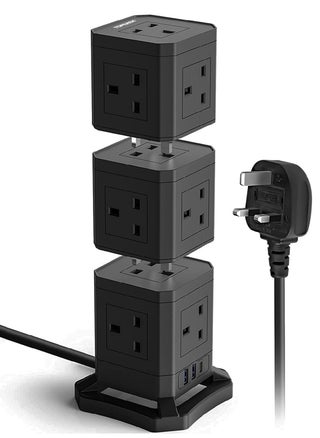 Detachable Power Strip Tower, Surge Protector Power Strip Tower with 13 AC Outlets, 2 USB Port, 1 Type-C Port, 2m Extension Cord, Desktop Charging Station for Multiple Devices, Home, Office, Kitchen, Dorm Essentials - pzsku/ZF955085ED1B26CD5187CZ/45/1747645126/b5cc4873-69e3-418f-bf97-c4bbf313d311