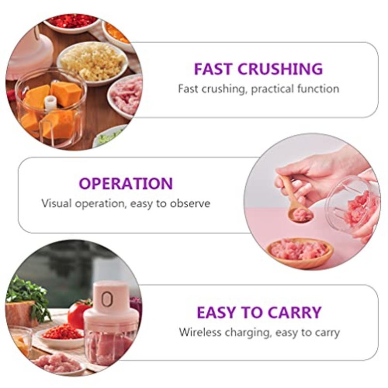 Portable garlic crusher for kitchen use, stainless steel body with matte black finish, crushes garlic and onions quickly with one-touch operation - Image 4