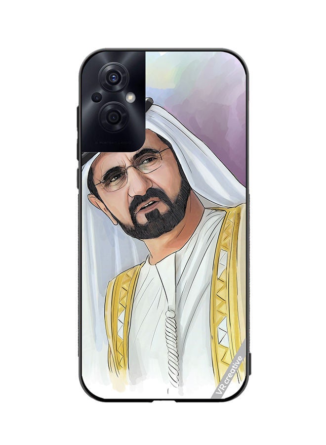 VR CREATIVE Protective Case Cover For Oppo Reno8 Z Sheikh Mohammed Bin Rashid Al Maktoum Design Multicolour - Image 1