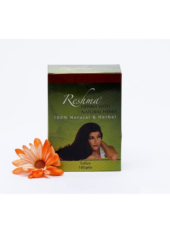 Reshma Beauty - Classic Henna Hair Color 100% Natural For Soft Shiny Hair Henna Hair Color Gray Coverage Ayurveda Hair Products (Toffee Pack Of 12) - Image 1