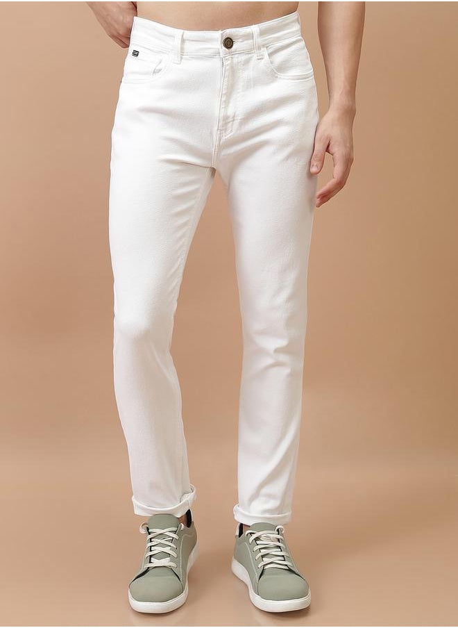 HIGHLANDER - Mid-Rise Skinny Fit Stretchy Jeans by Styli - Image 1