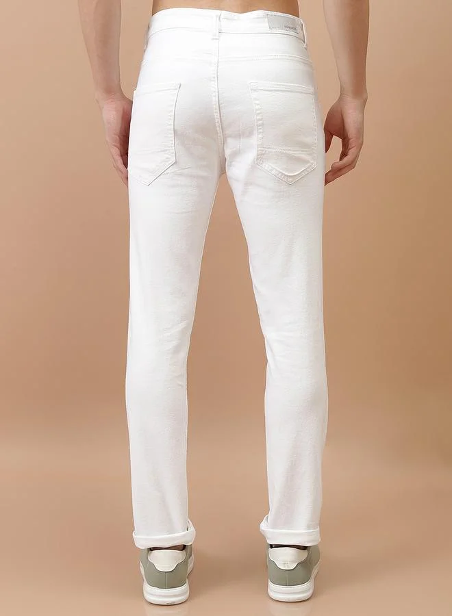HIGHLANDER Mid-Rise Skinny Fit Stretchy Jeans by Styli