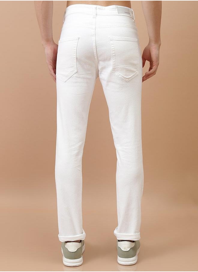 HIGHLANDER - Mid-Rise Skinny Fit Stretchy Jeans by Styli - Image 1