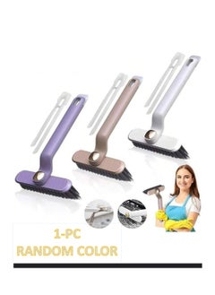 Generic Rotating brush for cleaning crevices and small places + plastic tweezers - random colors  - Image 1
