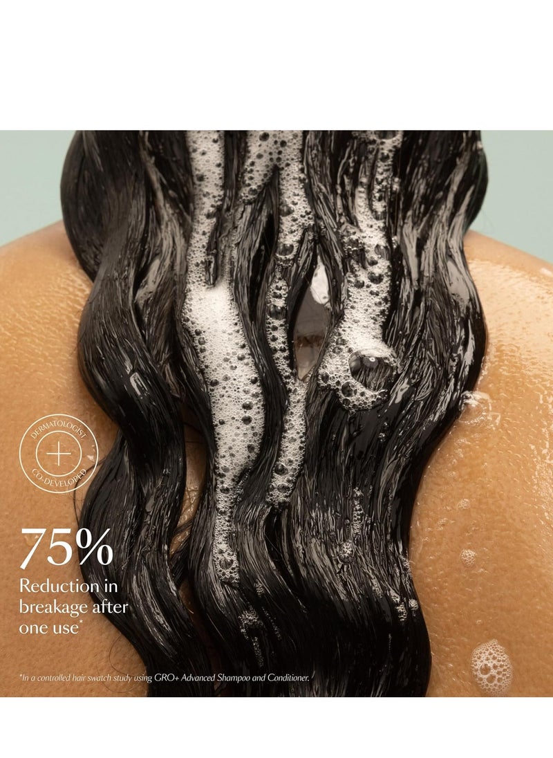 VEGAMOUR - VEGAMOUR GRO+ Advanced Balancing Conditioner | Hydrates the Scalp, Nourishes and Softens Hair | For Severe Signs of Thinning | Color Safe, Vegan, Cruelty-Free, Formulated Without Silicones (8 Fl Oz) - Image 1